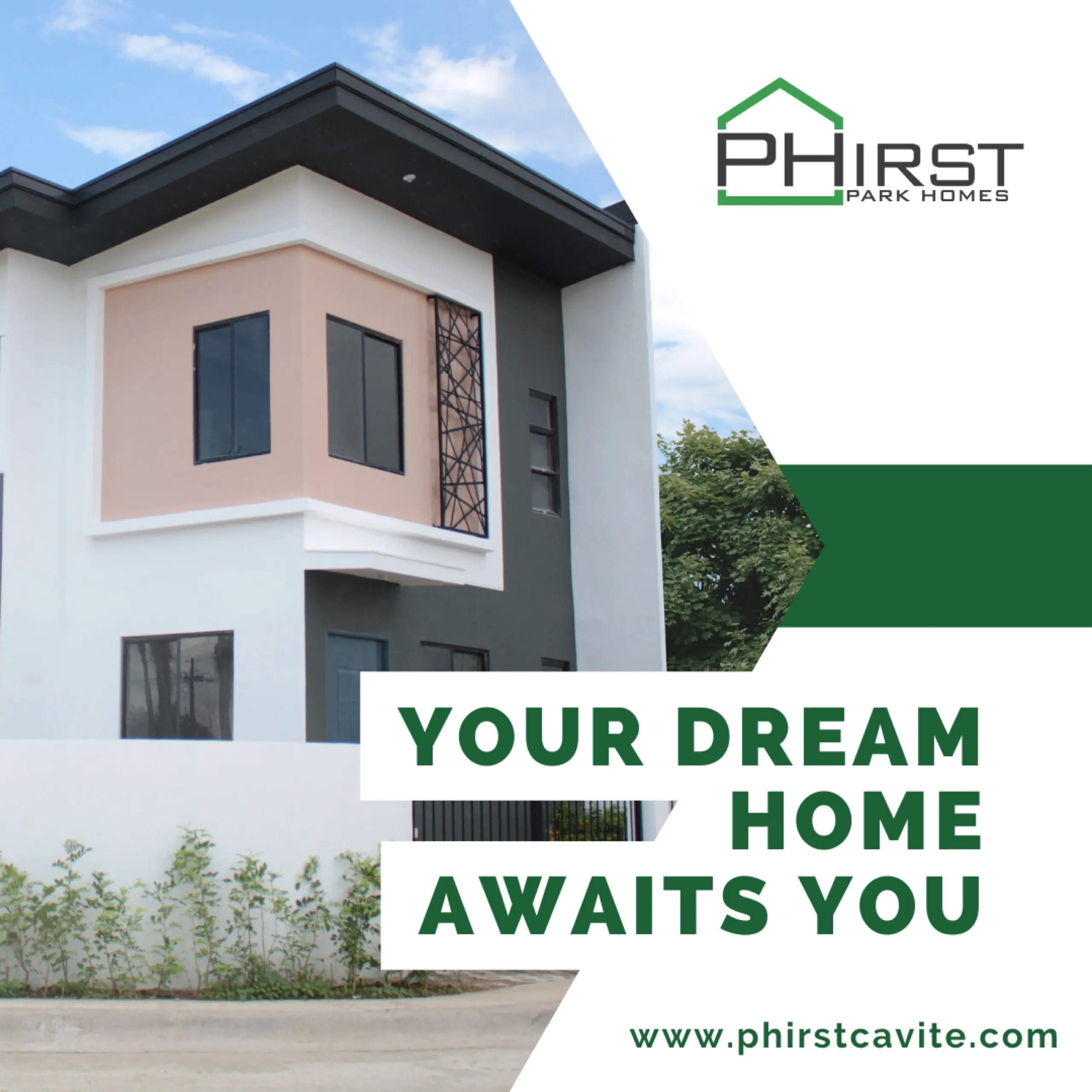 Phirst park homes dream home real estate social media post