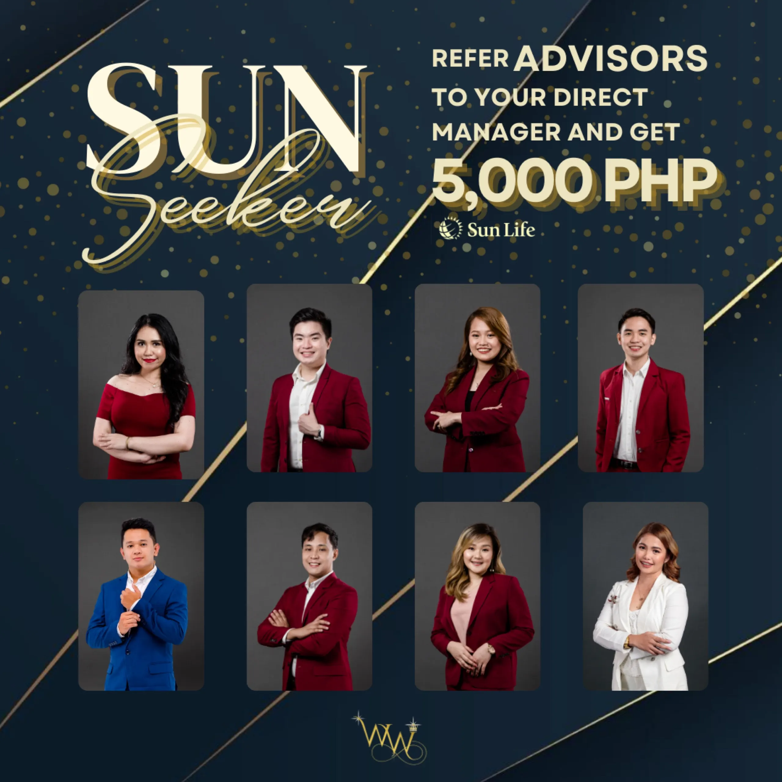 Sun life sun seeker advisor team campaign graphic design